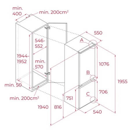 COMBI TEKA RBF 78385 FI INTEGR.