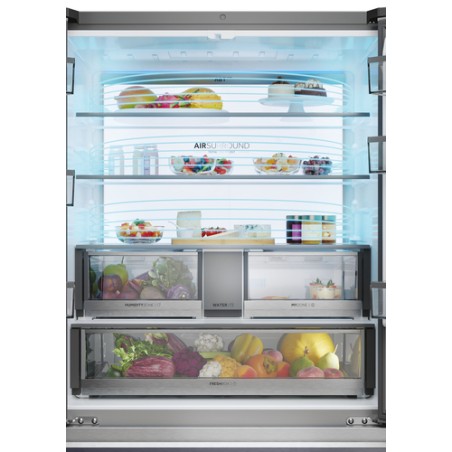 FRIGO HAIER HFR79F19EFGK 4P.190X91 INOX