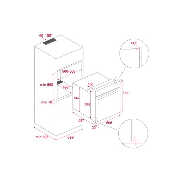 HORNO TEKA HBB 4350 INOX