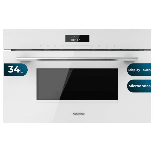 HORNO MICRO CECOTEC MW703800 GLASS WHITE 34L.