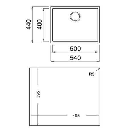 FREG. TEKA  SQUARE 50.40 TG  NEGRO