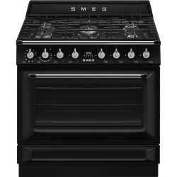 COCINA SMEG TR90GMBL 90CMS.NEGRA
