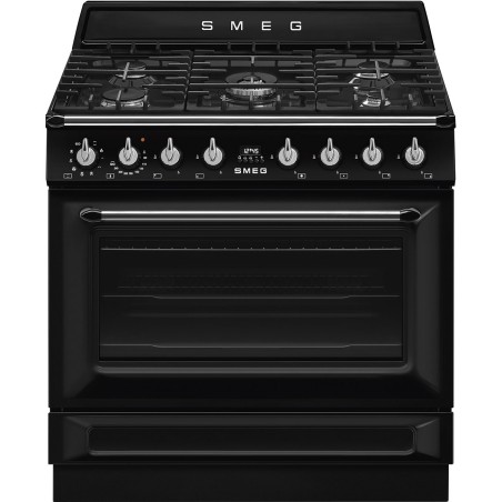 COCINA SMEG TR90GMBL 90CMS.NEGRA