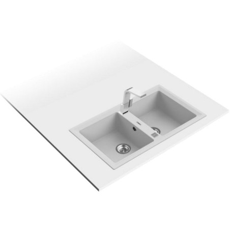 FREG. TEKA  STONE 90 B-TG 2C V.AUTO BLANCO