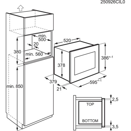 MICRO AEG TMS5G25IEM 25L.INOX
