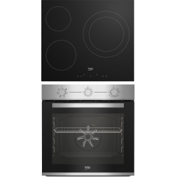 CONJUNTO BEKO BBSE12120XD HORNO+VITRO
