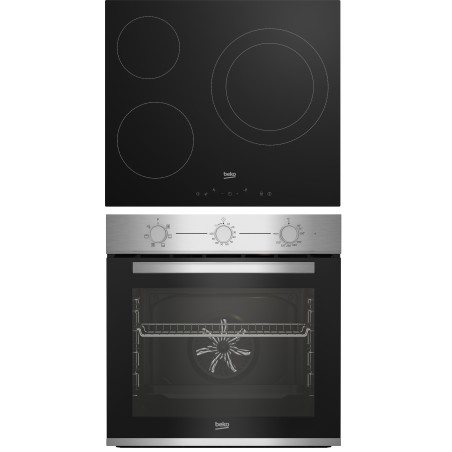 CONJUNTO BEKO BBSE12120XD HORNO+VITRO