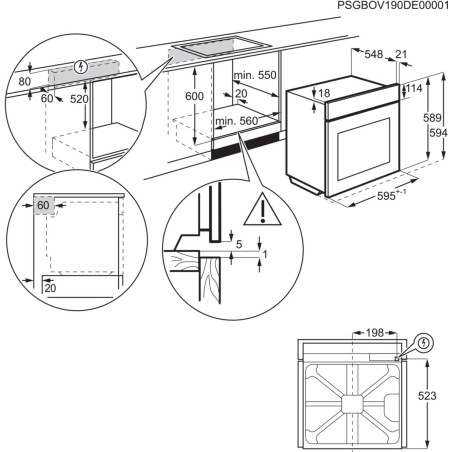 HORNO AEG OU5PB40NSK PIRO.NEGRO