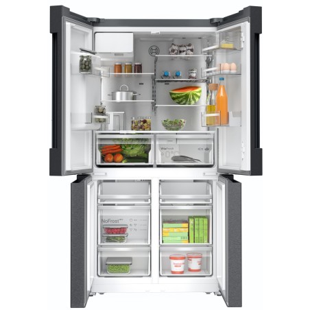 FRIGO BOSCH KFI96AXEA 4P.183X91 ACERO NEGRO