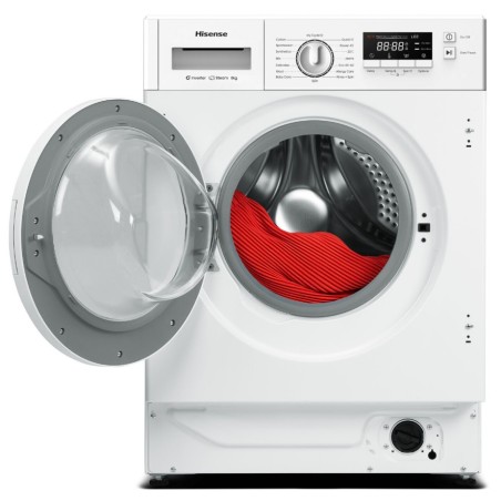LAVADORA HISENSE WF3M841BWIES INTEGR.8KG.1400RPM