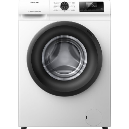 LAVADORA HISENSE WF1Q8041BW1 8KG.1400RPM