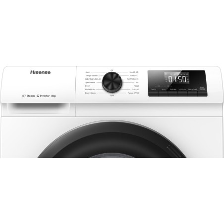 LAVADORA HISENSE WF1Q8041BW1 8KG.1400RPM
