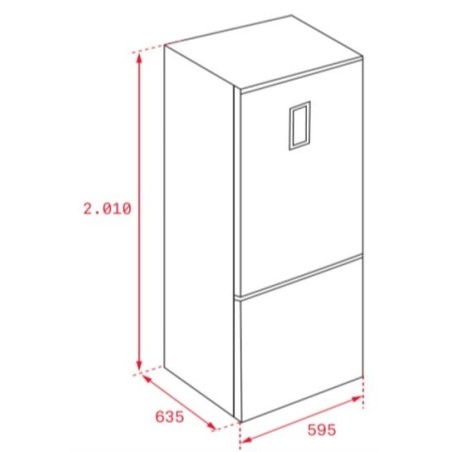 COMBI TEKA RBF 48650 BLANCO 2MTS.