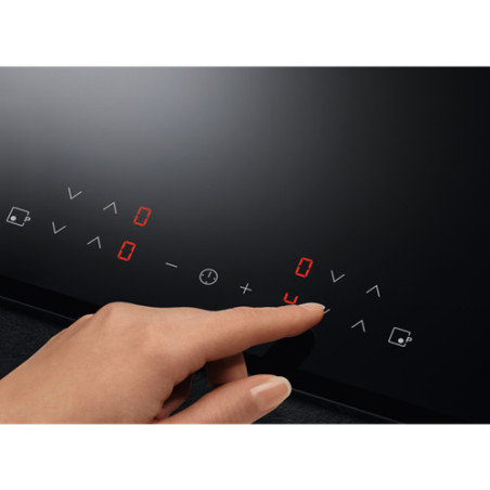 AEG IKB6330SFB Negro, Acero inoxidable Integrado 60 cm Con placa de inducción 3 zona(s)