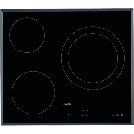 AEG HK623021FB hobs Negro Integrado Cerámico 3 zona(s)