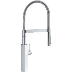 GRIFO FRANKE CRYSTAL SEMI-PRO CROMADO BLANCO