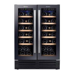Candy CCVB 60D Nevera de vino Integrado Negro 38 botella(s)