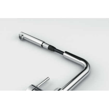 GRIFO FRANKE LINA L PULL-OUT CROMO