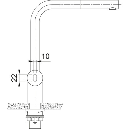 MONOMANDO ATLAS NEO SENSOR PULL-OUT NEGR