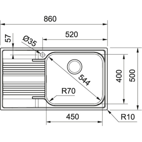 FREG.FRANKE SMART SRX-611LB I