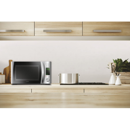Candy COOKinApp CMXG20DS Plata Microondas con grill Encimera 20 L 700 W