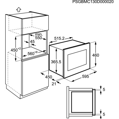 MICROONDAS AEG MSB2548C-M