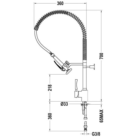 GRIFO TEKA MY 174