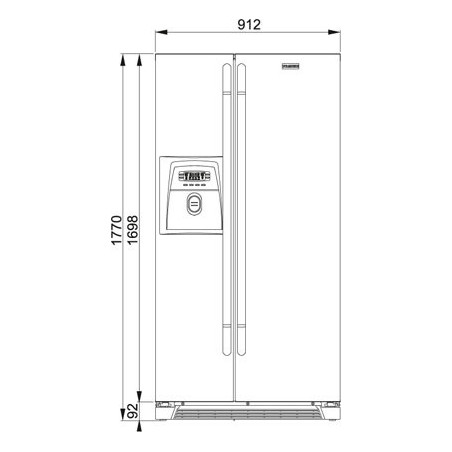 FRIGO AME.FRANKE FSBS 6001 NF IWD XS A+