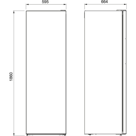 CONGELADOR FRANKE FFSDF 307 NF XS 1P.186CMS.INOX A
