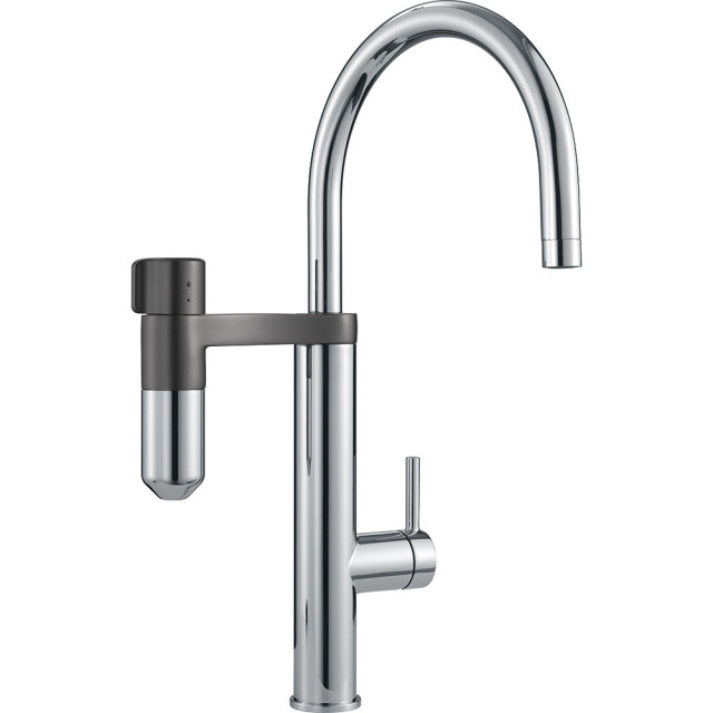 GRIFO FRANKE VITAL J AGUA FILTRADA CROMO GUN METAL GRIFO FRANKE VITAL J AGUA FILTRADA CROMO GUN METAL