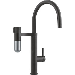 GRIFO FRANKE VITAL 2en1 J NEGRO MATE INOX OPTICO