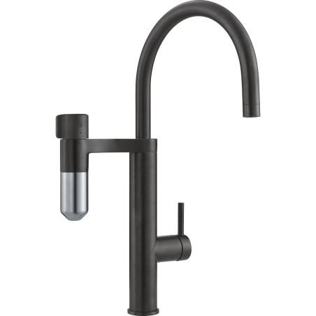 GRIFO FRANKE VITAL 2en1 J NEGRO MATE INOX OPTICO