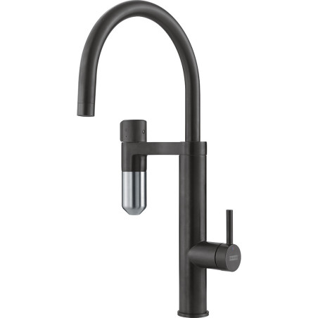 GRIFO FRANKE VITAL 2en1 J NEGRO MATE INOX OPTICO