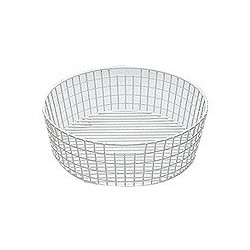 CESTA ESCURRIDOR REDONDA INOX Ø370x145