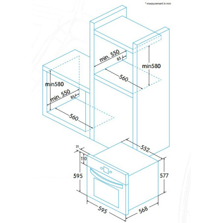 HORNO EDESA EOE-5020 X