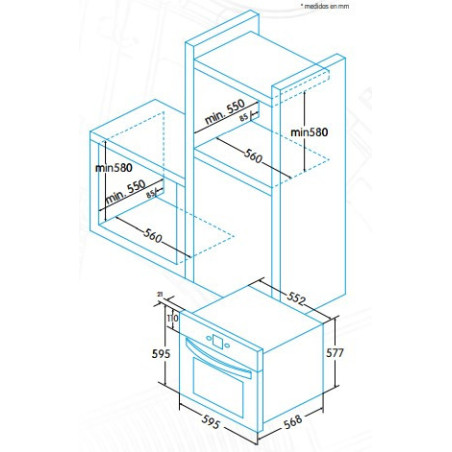HORNO EDESA EOE-6020 X