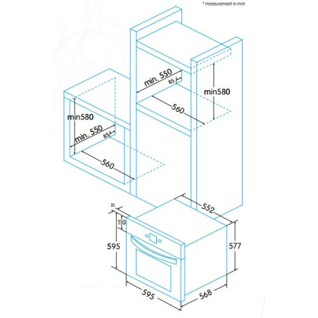 HORNO EDESA EOE-6040 X