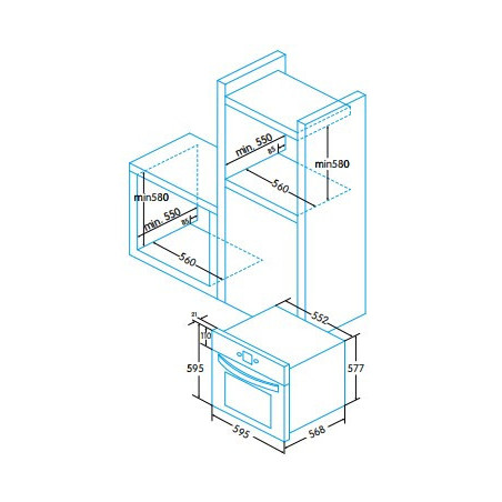 HORNO EDESA EOE-7050 BK