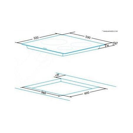 VITRO EDESA EVT-6328 B