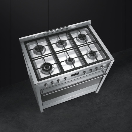 COCINA SMEG A1-9 90X60 INOX