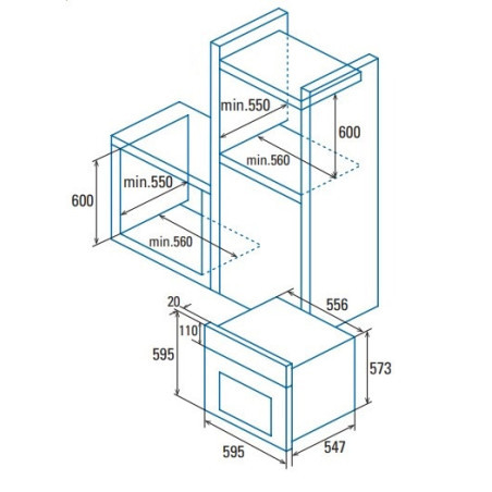 HORNO CATA SES 7004 WH