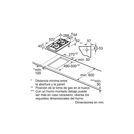 PLACA BALAY 3ETG632HB MODULAR 2G.30CMS
