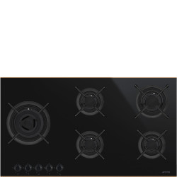 PLACA SMEG PV695LCNR CRISTAL GAS.5Z.90CMS