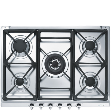 ENCIMERA SMEG SE70SGH5 70 cm 5 fuegos Mandos front