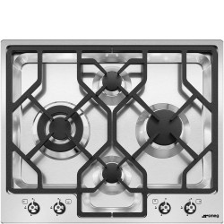 ENCIMERA SMEG PGF644 60 cm Mandos frontales 4 fueg