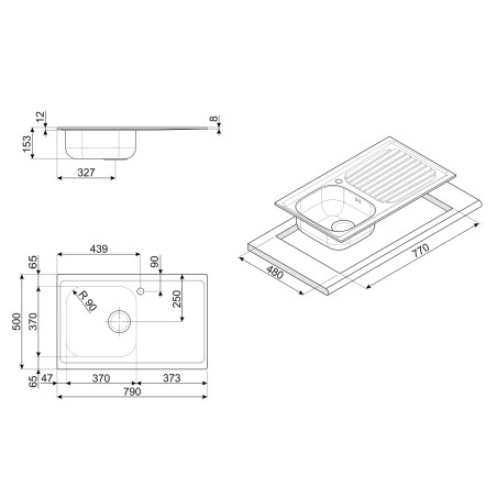 FREG. SMEG LYP791S 1C.1E. IZQ.