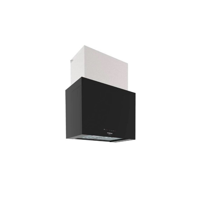 CAMPANA NODOR NorBreeze CUBE GLASS ECO 70 BK