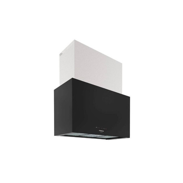 CAMPANA NODOR NorBreeze CUBE GLASS ECO 90 BK