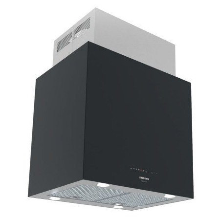 CAMPANA NODOR NorBreeze ISLA CUBE GLASS ECO 60 BK