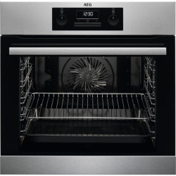 AEG BES331010M horno 71 L Negro, Acero inoxidable